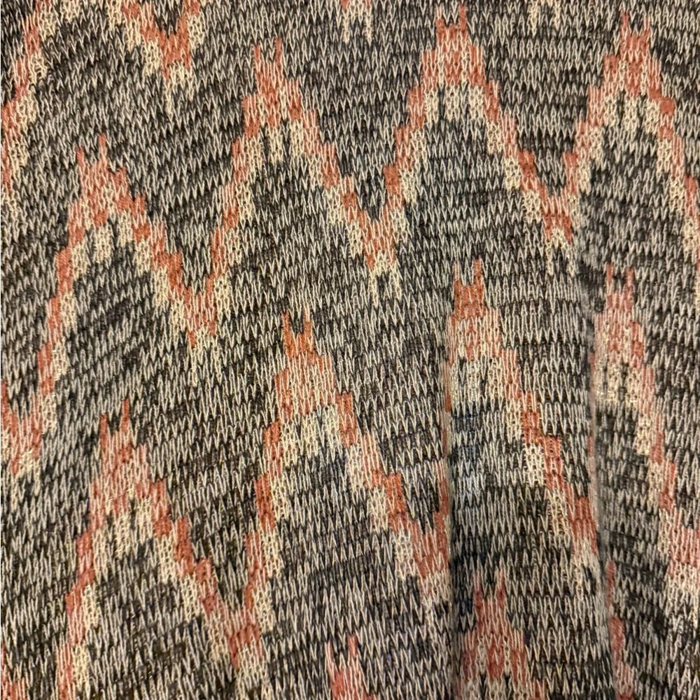 Ariat Women's Chevron Cardigan - Gray, Orange, Cream - Picture 6 of 6